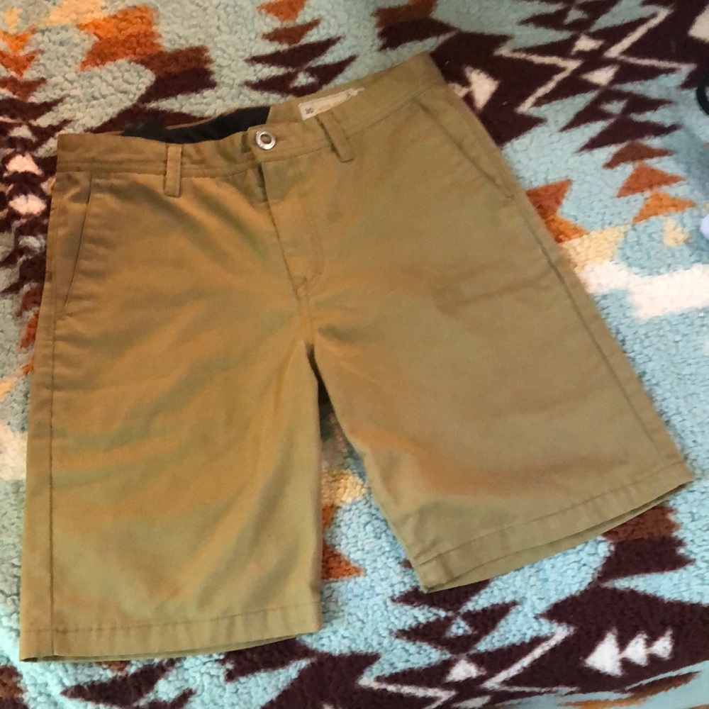Khaki Volcom Shorts
